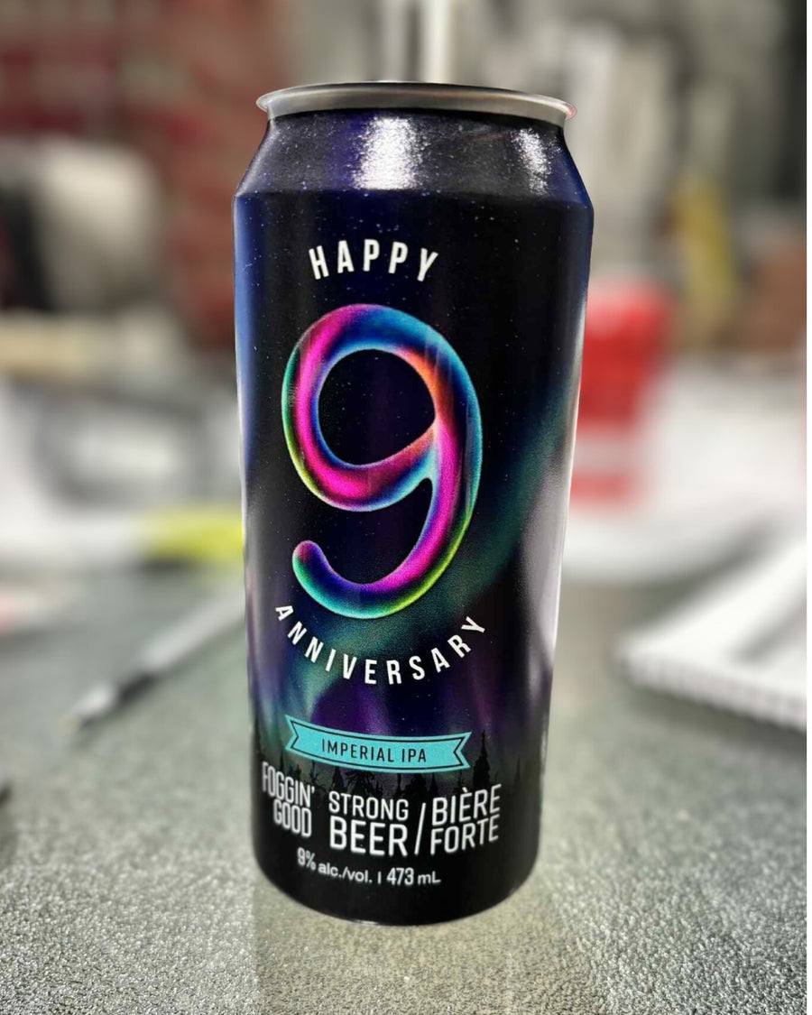 9 Anniversary Ale DIPA 473 mL